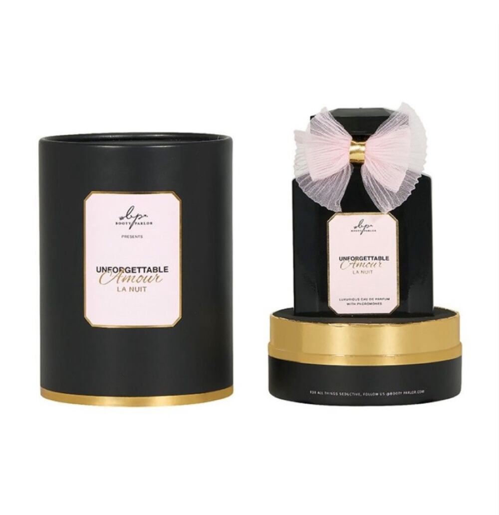 Booty Parlor Unforgettable Amour La Nuit PERFUME W/ Pheromones NIB 3.3oz